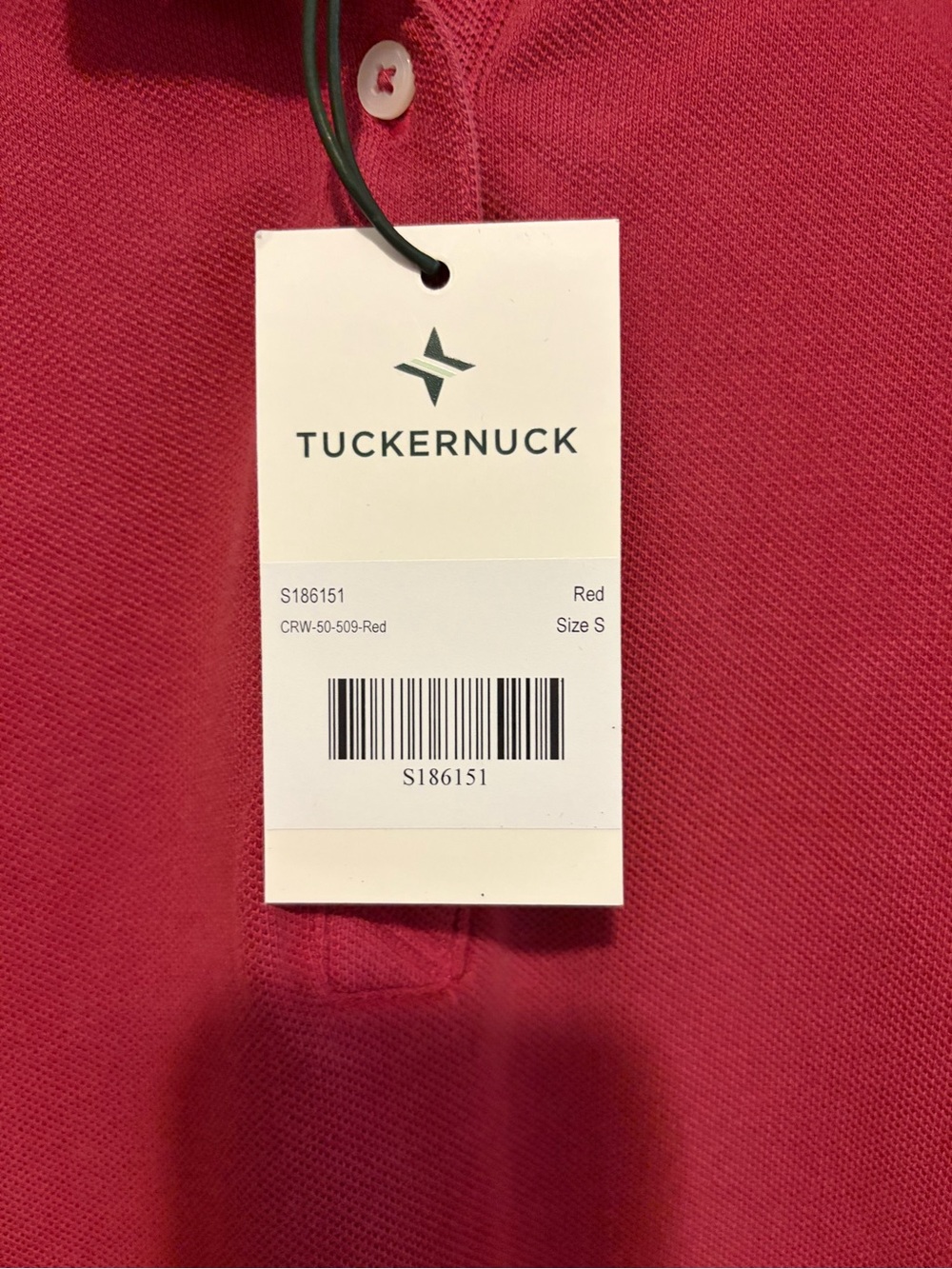 NWT Tuckernuck Raspberry Polo - Picture 3 of 4